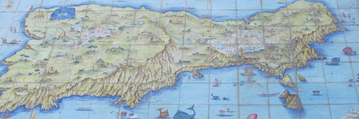 Insel Capri Landkarte