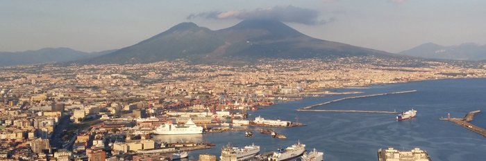 Panorama Neapel - Vesuv
