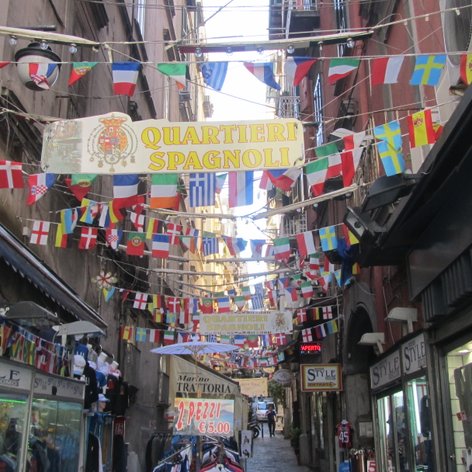 das spanische Viertel in Neapel 