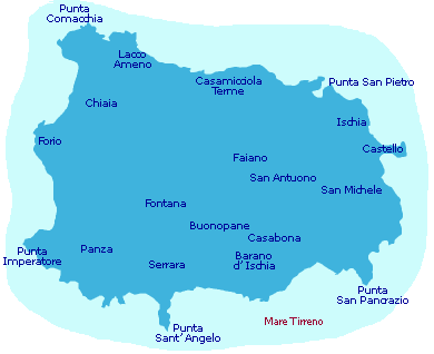 KARTE INSEL ISCHIA 