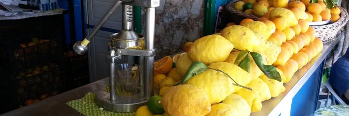 Zitronen-Orangenstand auf Ischia