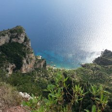 Wanderweg auf der Insel Capri