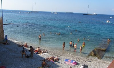 Insel Capri Strand von Marina Grande