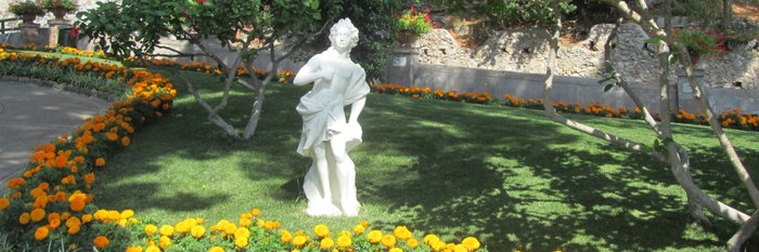 die Augustusgärten in voller Blüte, Gemeinde Capri