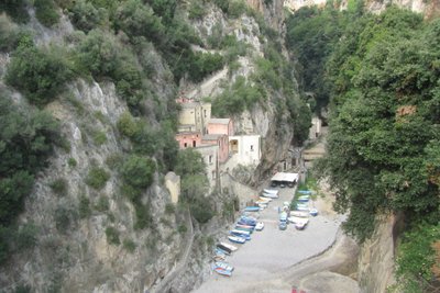 Der Fjord von Furore 