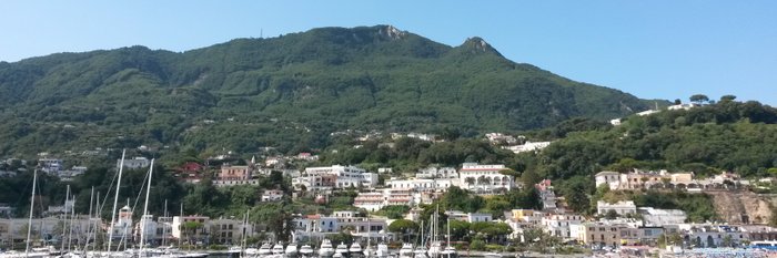 Aussicht auf die Gemeinde Casamicciola Terme Insel Ischia