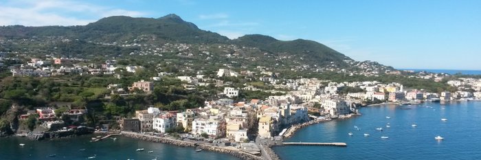 Insel Ischia Blick von dem Castello Aragonese 