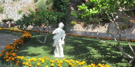 die Augustusgärten in voller Blüte, Gemeinde Capri
