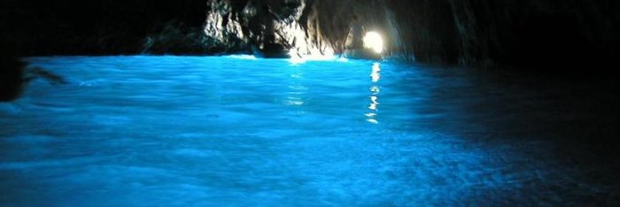 die blaue Grotte von Capri, Gemeinde Anacapri