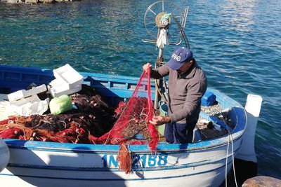 Sorrent Fischerboot Gozzo