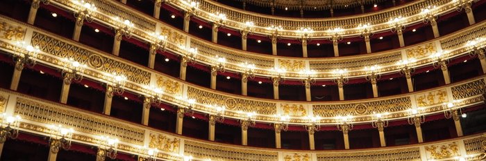 Neapel, Theater San Carlo, Innenansicht 