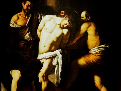 Caravaggio, Die Geisselung Christi, Museum Capodimonte, Neapel