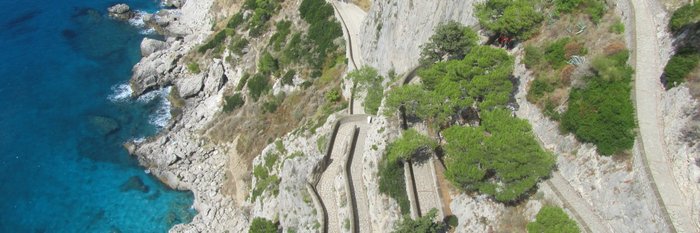 die Via Krupp auf der Insel Capri