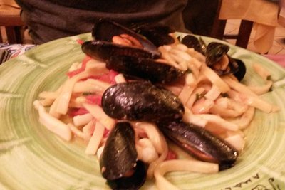 Amalfi Küche Scialatielli mit Muscheln