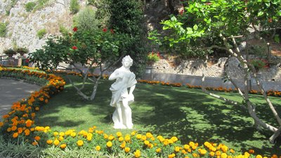 die Augustusgärten in voller Blüte, Gemeinde Capri