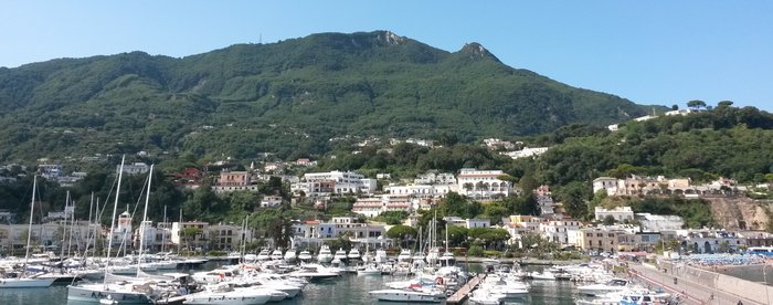 Aussicht auf die Gemeinde Casamicciola Terme Insel Ischia