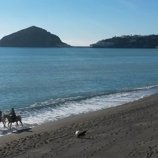 der Marontistrand Ischia im Winter