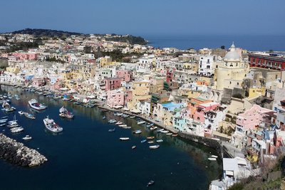 Insel Procida Fischerhafen Corricella