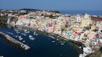 Insel Procida Fischerhafen Corricella