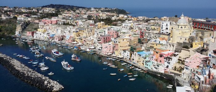 Insel Procida Fischerhafen Corricella