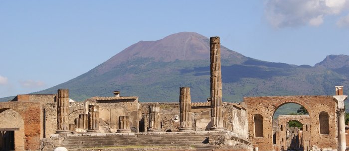 Ausgrabungstadt Pompeji, Tagesausflug Pompeji/Vesuv 