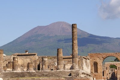 Ausgrabungstadt Pompeji, Tagesausflug Pompeji/Vesuv 