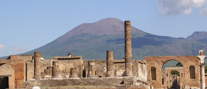 Ausgrabungstadt Pompeji, Tagesausflug Pompeji/Vesuv 