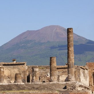 Ausgrabungstadt Pompeji, Tagesausflug Pompeji/Vesuv 
