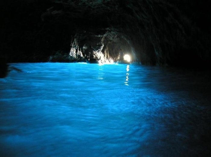 die blaue Grotte von Capri, Gemeinde Anacapri