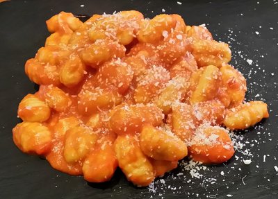 Gnocchi alla sorrentina mit Tomate und Mozzarella aus Sorrent