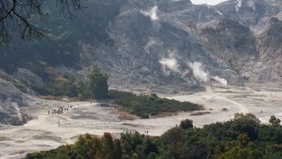 Der Vulkan Solfatara