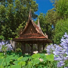 der Thai Saal im botanischen Garten la Mortella