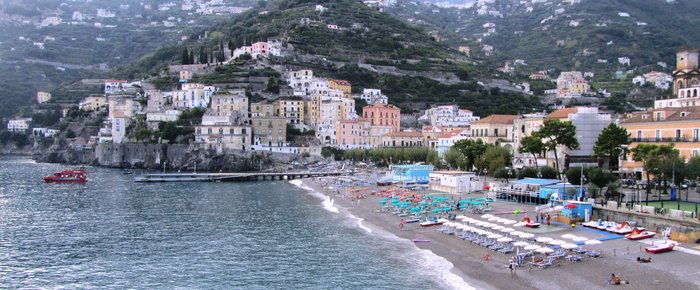 Strand Amalfi, Amalfiküste, Ischia Amalfi Reise