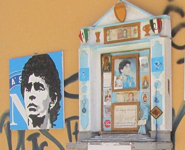 Denkmal für Maradona in Neapel