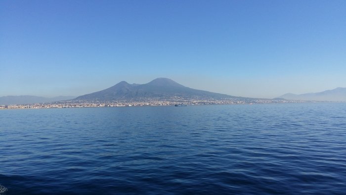 Neapel Stadt der Vesuv