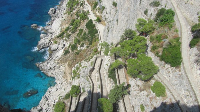die Via Krupp auf der Insel Capri