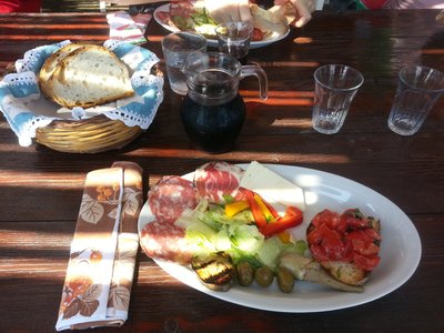 Hausgemachter Vorspeiseteller