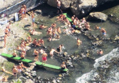 Sorgeto Bucht Ischia die warme Quelle Sorgeto Bucht Ischia