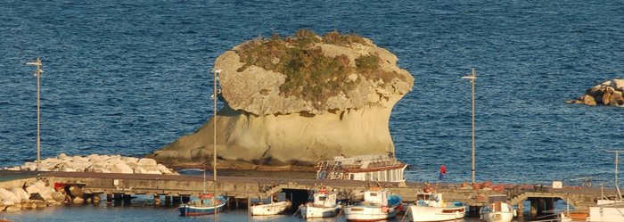 der Pilz das Wahrzeichen der Gemeinde Lacco Ameno Ischia