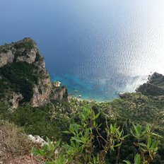 Wanderweg auf der Insel Capri